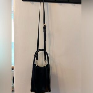 The Mini Hollace Tote in black